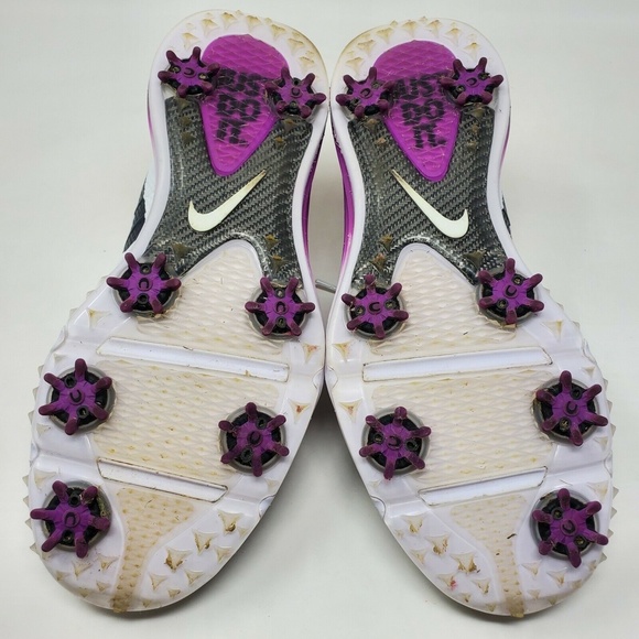 Nike Lunar Control 4 Golf Shoe White Cosmic Purple - Picture 11 of 11